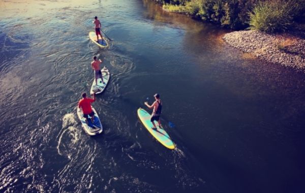 SUP in the Foz do Lizandro river