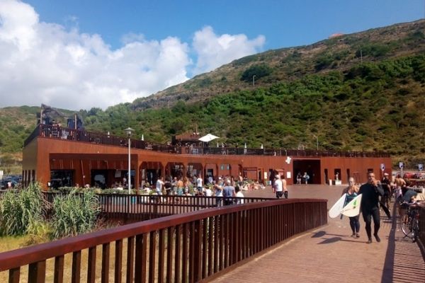 Ribeira D'Ilhas boardwalk by Arlindo Rodrigues