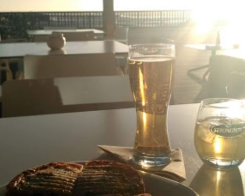 Lunch in the sun. One of the best restaurants in Ericeira