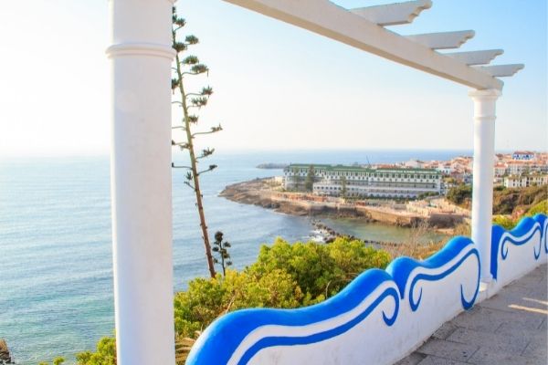 View point from Praia do Sul. Rent a car in Ericeira to see the surrounding areas