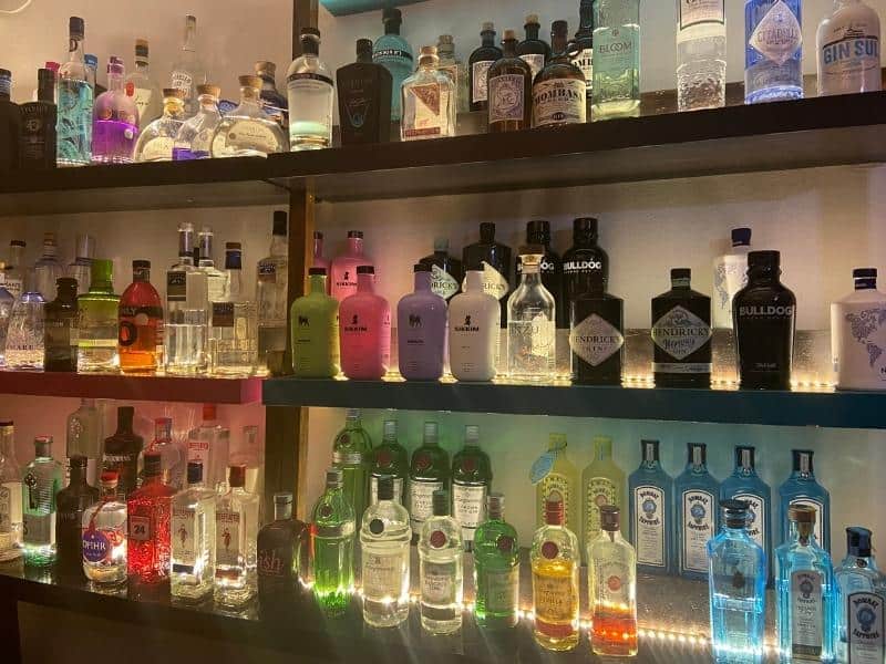 Hemingway Gin Bar in Ericeira nightlife