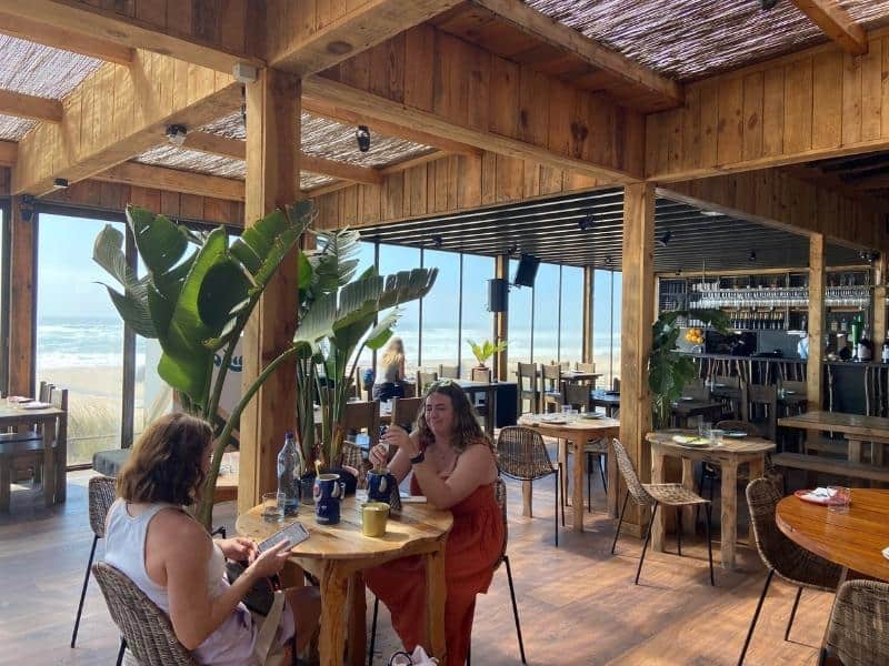 Indigo is a restobar on Foz de Lizandro beach which is perfect for an afternoon cocktail