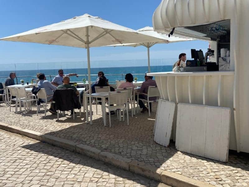 Ouriço Terrace is one of the best places to start Ericeira nightlife
