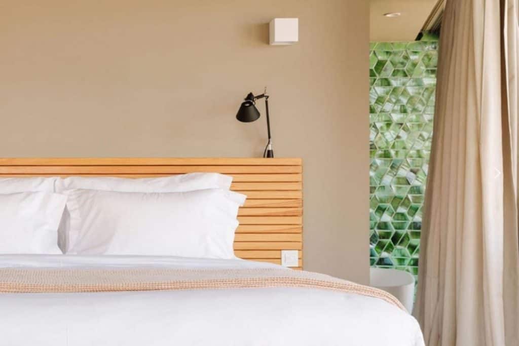 The bedroom in Immerso hotel, one of the best places to stay in Ericeira