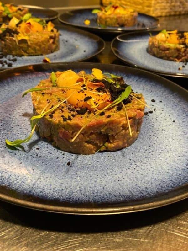 The veal tartar is one of my favourite dishes at the restaurant.
