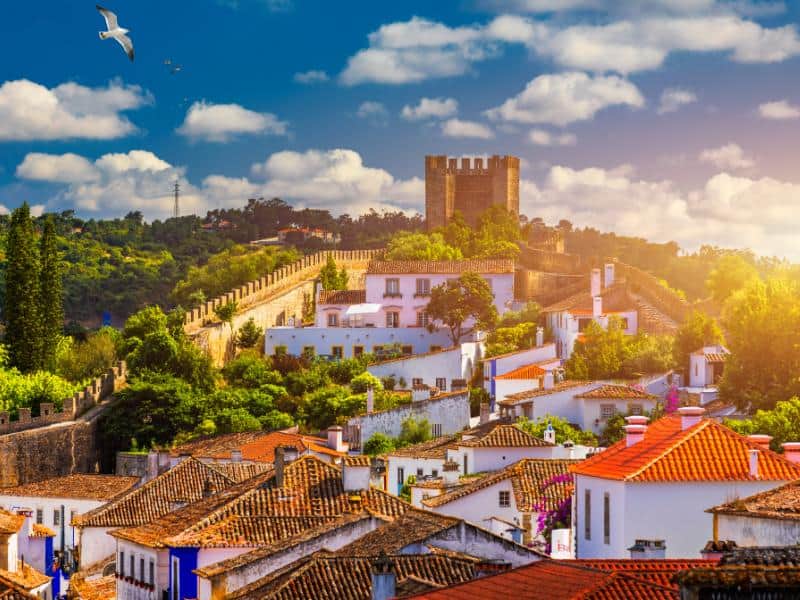 Obidos in the sunshine.