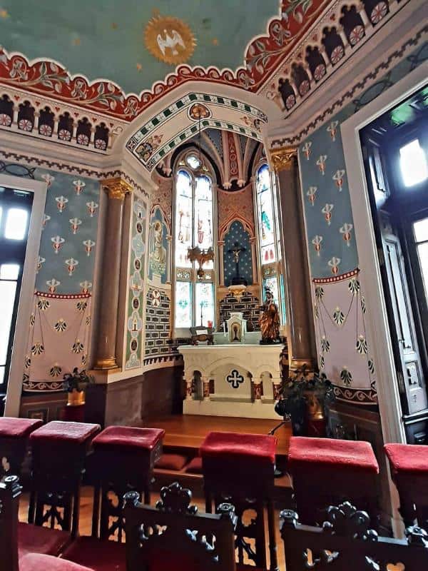 The alter in the chapel