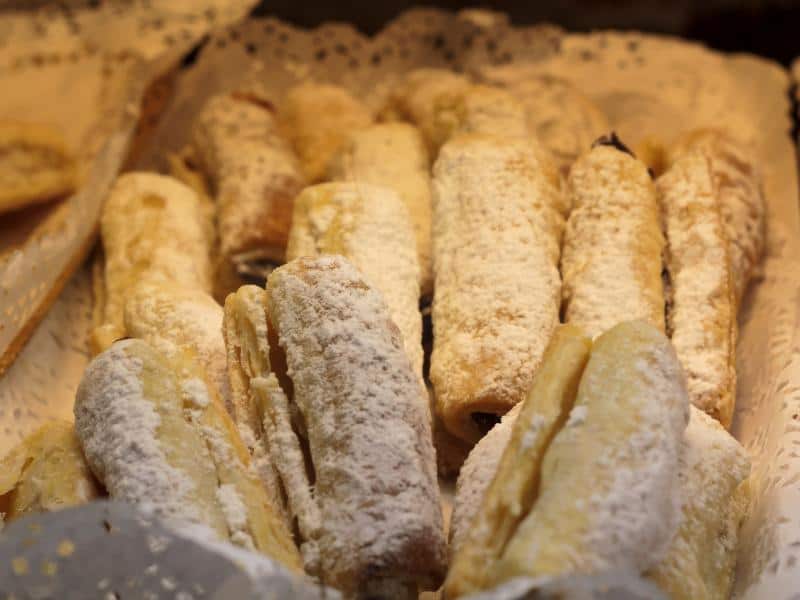 Traveseiros are a local sweet found in Sintra Old Town.