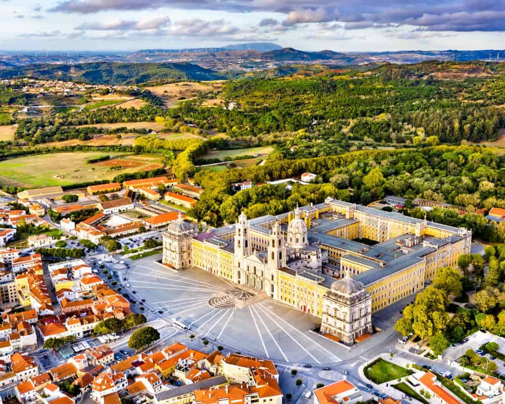 Mafra National Palace from above