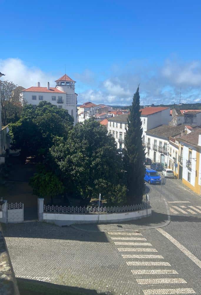 What to see in Evora Portugal? Why its center of course. A view of one of the main streets in the old center.